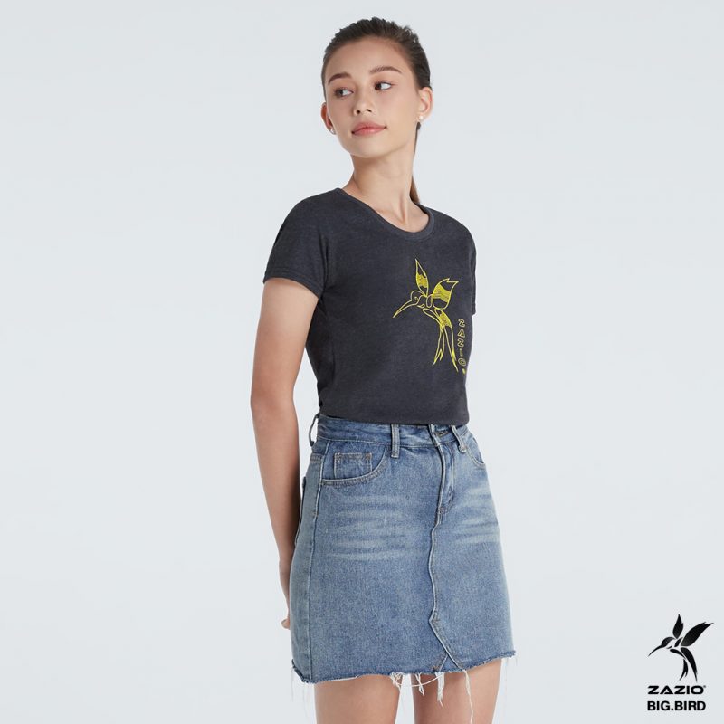 เสื้อยืดคอกลมหญิง เนื้อผ้า Ultra Soft รุ่น BIG BIRD - Image 7